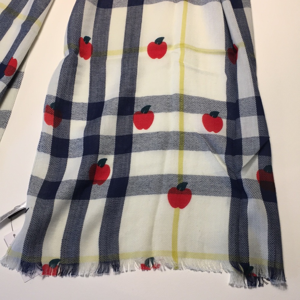 Talbots Multi-Check Scarf NWT - Picture 7 of 14